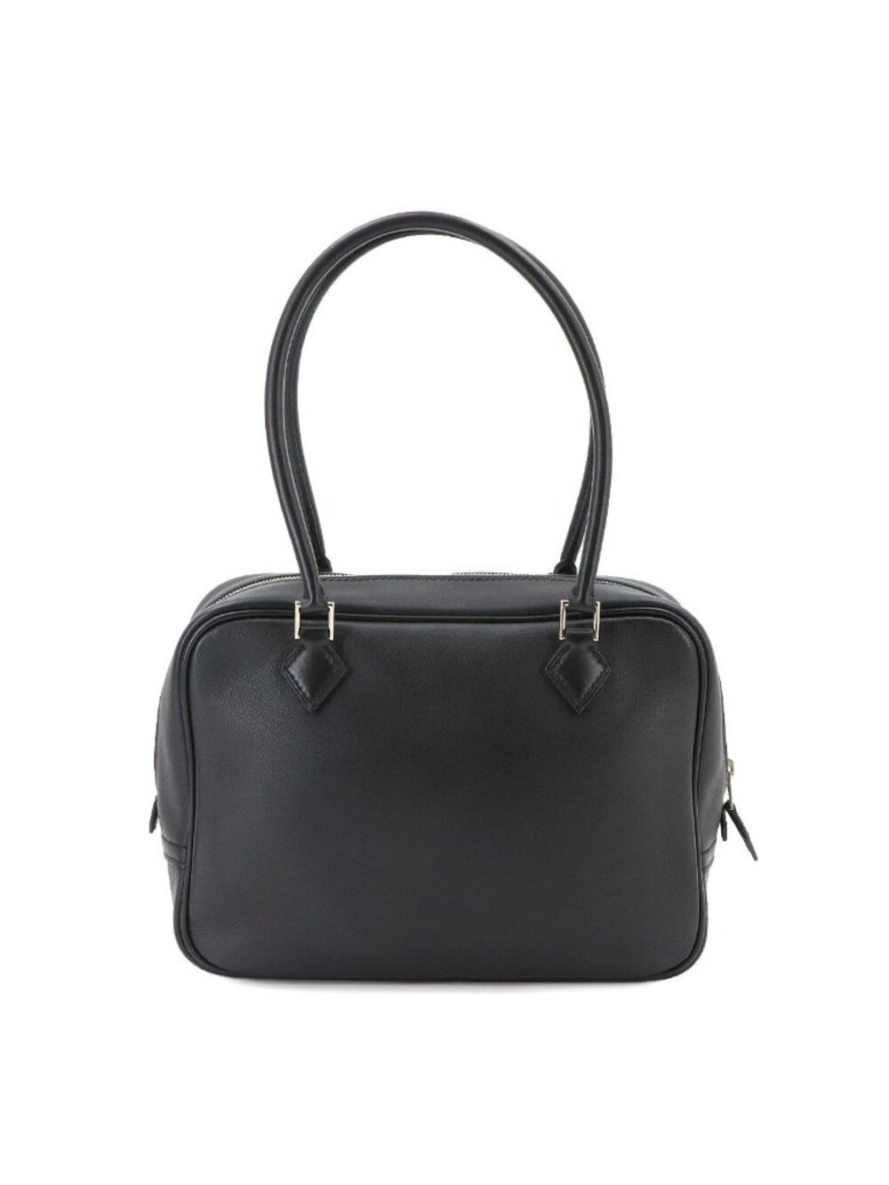 Hermes Mini Plume 20 Hand Bag Swift Black Silver 20 - Picture 3 of 10